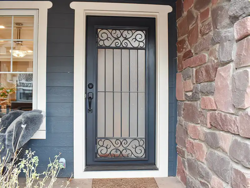 Beautiful security entry door alternative