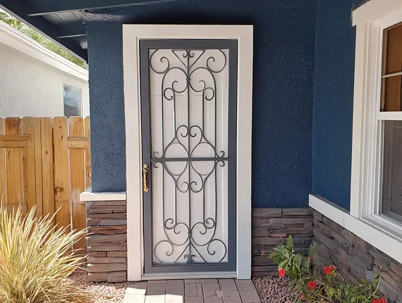 Beautiful security entry door alternative