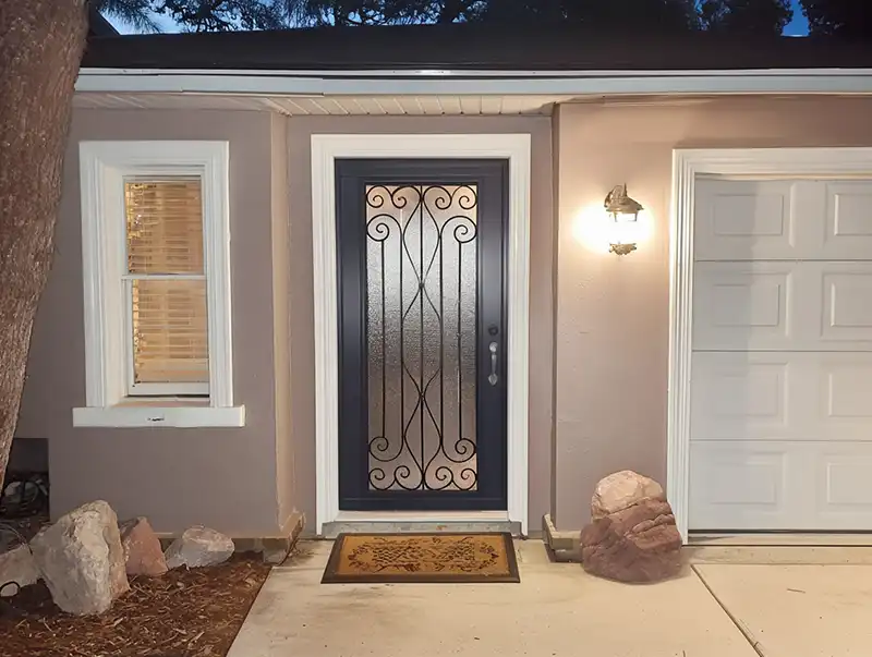 Beautiful security entry door alternative