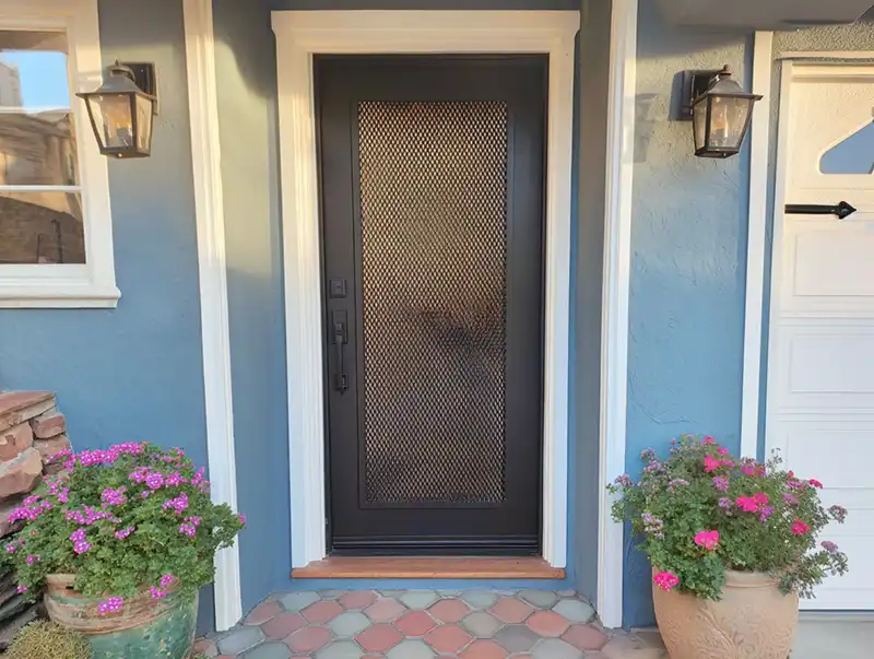 Beautiful security entry door alternative