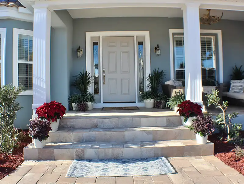 Durable and stylish steel entry door