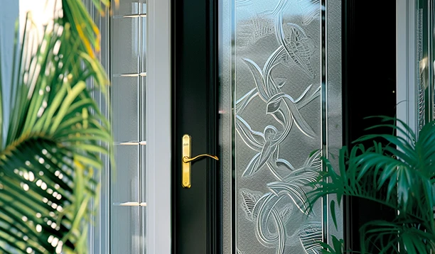 Elegant Tinted Glass for Storm Doors
